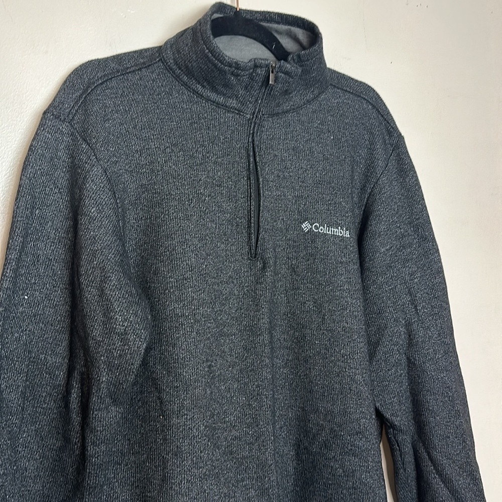 Columbia Men's Great Hart Mountain III 1/2 Zip Long Sleeve Fleece Sweater Top - Picture 5 of 10